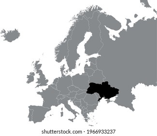 vector illustration of Ukraine map