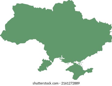 Vector Illustration of Ukraine map