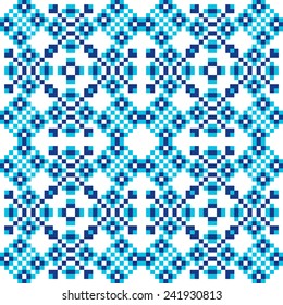 Vector illustration of ukrainian folk seamless pattern ornament. Ethnic ornament