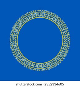 Vector illustration of Ukrainian ornament in ethnic style, identity, vyshyvanka, embroidery for print clothes, websites, banners. Background. Geometric design