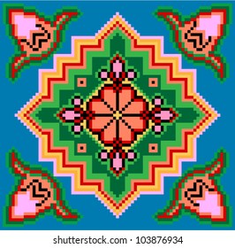 Vector illustration of ukrainian pattern ornament