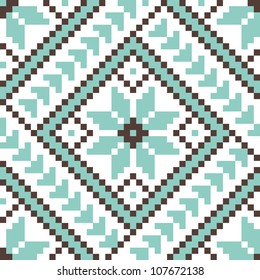Vector illustration of ukrainian pattern ornament element