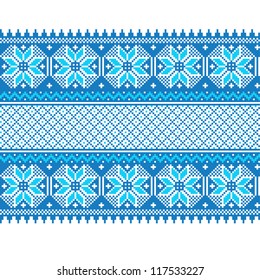 Vector illustration of ukrainian seamless pattern ornament