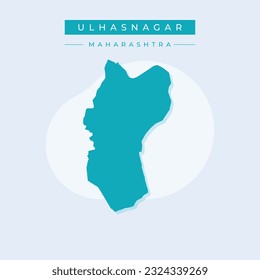 Vector illustration vector of Ulhasnagar city map India city