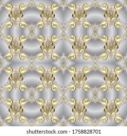 Vector illustration. Ultrafashionable fabric pattern. Abstract motif background.