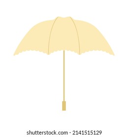 Vector illustration of an umbrella.