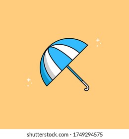 vector illustration of a umbrella for banner, posters, sticker
