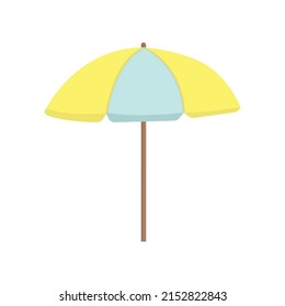 vector illustration of an umbrella for the beach