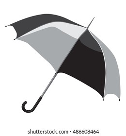 Vector illustration of umbrella. Blank image for brand-name or logotype