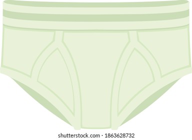 Vector illustration of an underpants emoticon