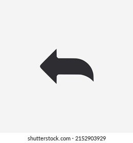 Vector illustration of undo icon