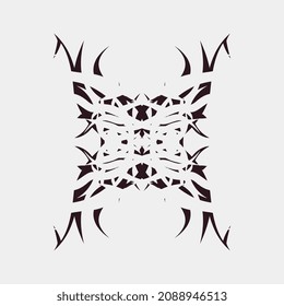 vector illustration of unique and beautiful motifs for decoration or cloth stamps