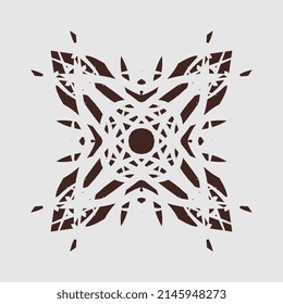 Vektorgrafik einzigartiger geometrischer Muster für die Dekoration