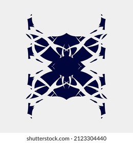 ilustración vectorial de una imagen única y buena para la impresión de pantalla de decoración o tela