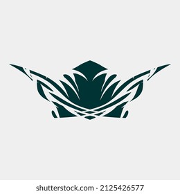 ilustración vectorial de motivos únicos y buenos para la decoración u otros motivos adecuados