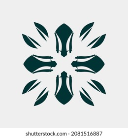 ilustración vectorial de ornamentos únicos y buenos para la decoración de lugares públicos