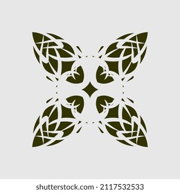 ilustración vectorial de imágenes únicas para motivos batik u otros