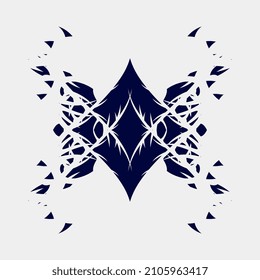 vector illustration of unique and interesting motif images for decoration or cloth stamps