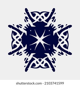 vector illustration of unique and interesting motifs for decoration or display