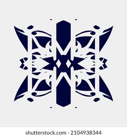 ilustración vectorial de motivos únicos y memorables para la decoración de paredes domésticas