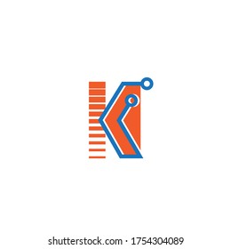 Ilustración vectorial de un diseño de logotipo moderno único