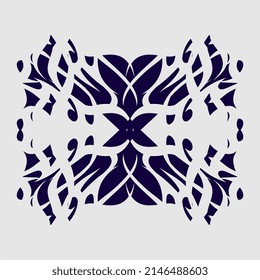 vector illustration of unique rare pattern nice color motif for decoration
