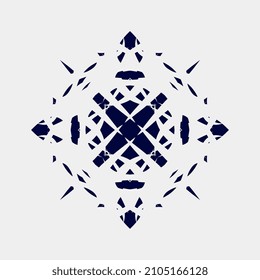 ilustración vectorial de ornamentos de motivos únicos y simétricos para la decoración u otros