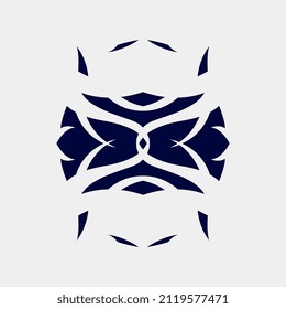 vector illustration of unique and symmetrical motifs for room decoration or cloth screen printing