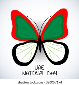 Vector illustration of United Arab Emirates Background for national day.