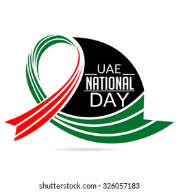 Vector illustration of United Arab Emirates Background for national day.