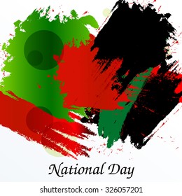 Vector illustration of United Arab Emirates Background for national day.