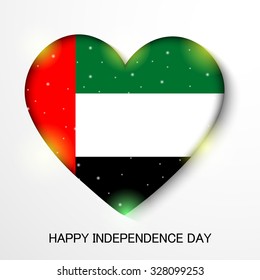 Vector illustration of United Arab Emirates Background for national day.
