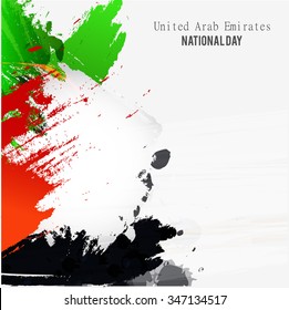 Vector illustration of United Arab Emirates Background for national day