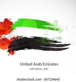 Vector illustration of United Arab Emirates Background for national day