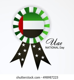 Vector illustration of United Arab Emirates Background for national day.