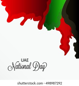 Vector illustration of United Arab Emirates Background for national day.