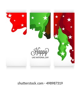 Vector illustration of United Arab Emirates Background for national day.