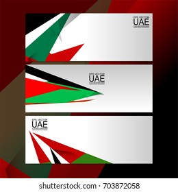 Vector illustration of United Arab Emirates Background and Banner for national day