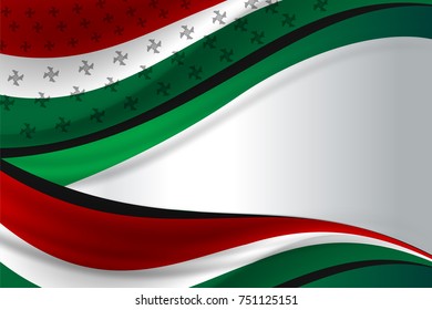 Vector illustration of United Arab Emirates Background for national day and other events