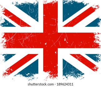 Vector Illustration of the United Kingdom Flag