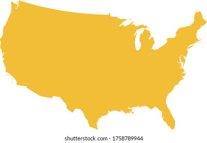 vector illustration of United States map