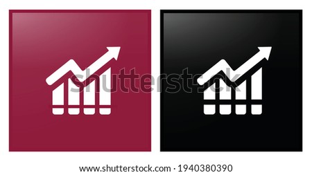 vector illustration of a
upward going economic growth. Decent Work and Economic Growth.  Icon for Corporate social responsibility. Sustainable Development Goals inspiration. Vector Icon.