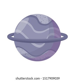Vector illustration of uranus and star sign. Graphic of uranus and stock vector illustration.