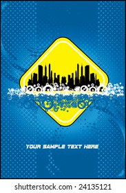 Vector illustration of urban