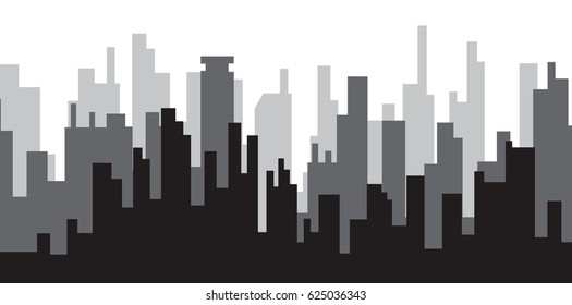 Vector Illustration : Urban landscape