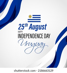 Ilustración vectorial del Día de la Independencia de Uruguay