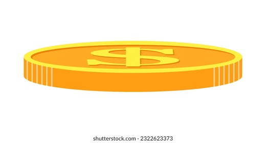 Vector illustration of US Dollar currency. Dollar money cash icon, cash register, money payment, dollar sign.
