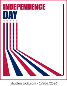 Vector illustration for US Independence Day celebration