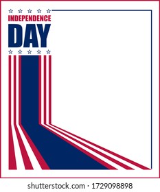 Vector illustration for US Independence Day celebration