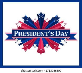 Vector illustration for US President's Day celebration